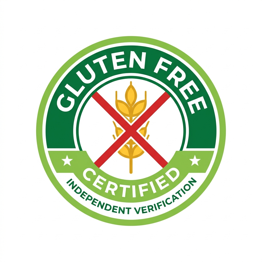Gluten Free Certification Seal - Phyto Life Sciences P. Ltd.