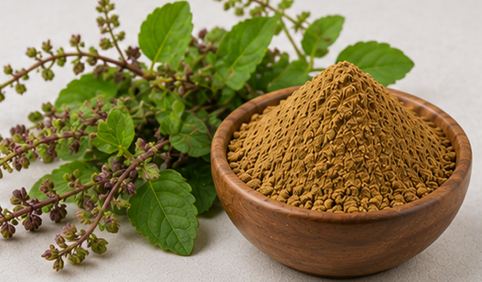Holy Basil Extract Product Display