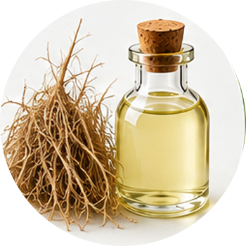 Vetiver Oil cutout