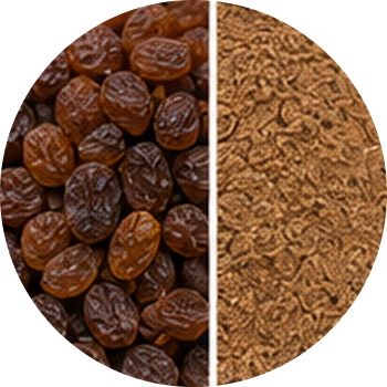 Raisin cutout